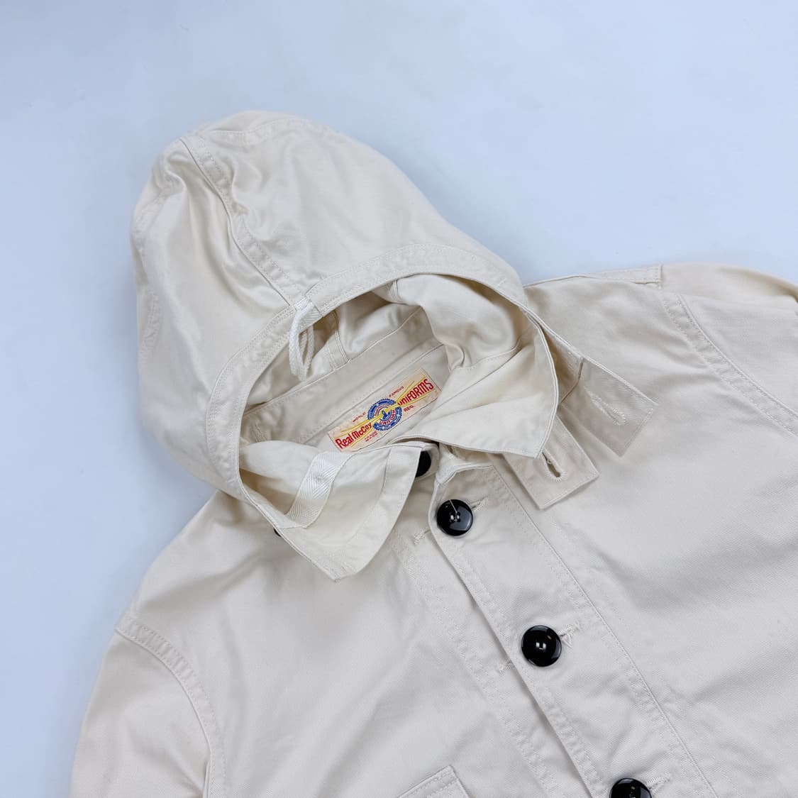 리얼맥코이 아이보리 코튼 파카 상품이미지3