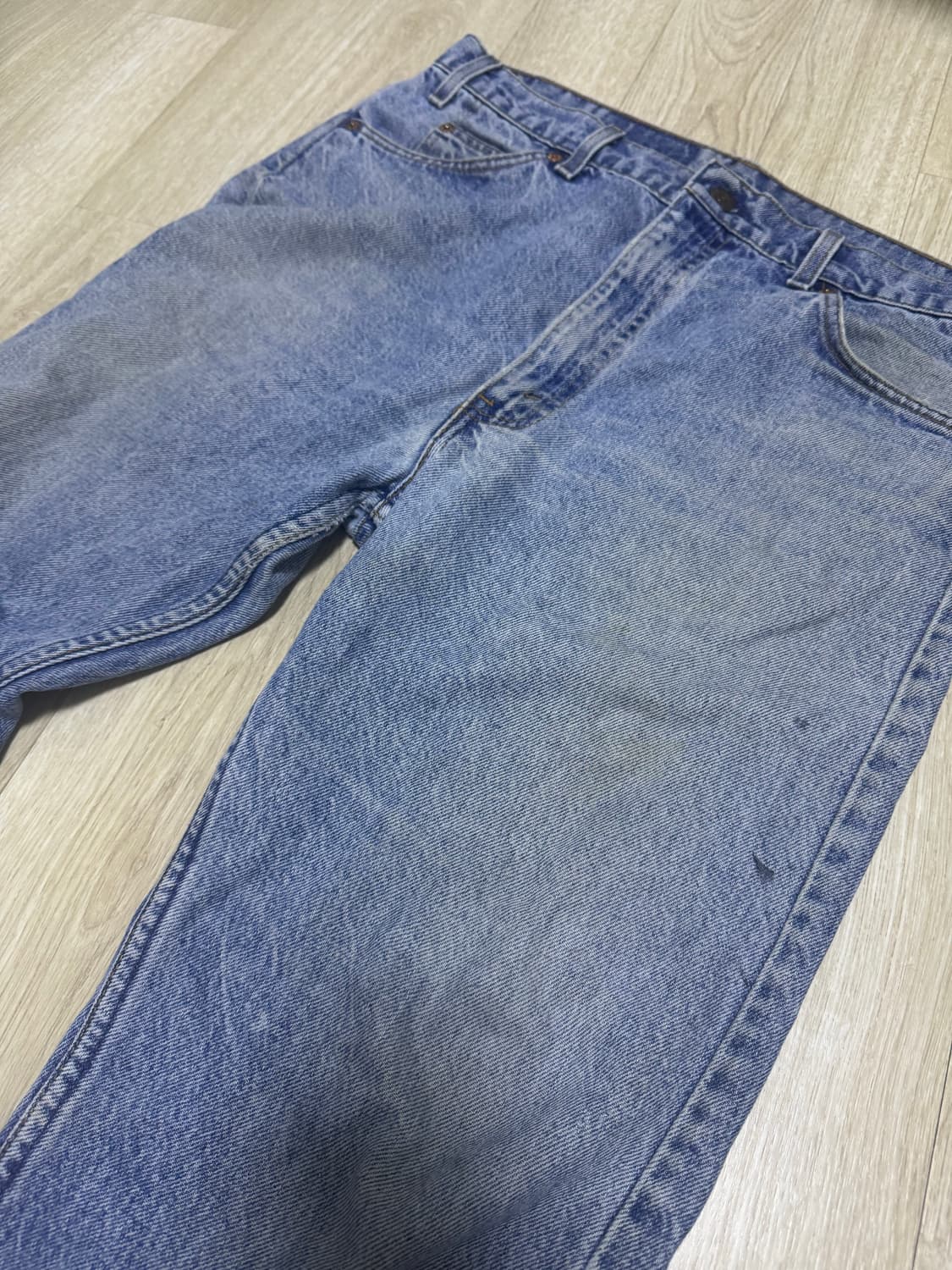 90s 리바이스 오렌지탭 505 데님팬츠 made in usa 상품이미지2