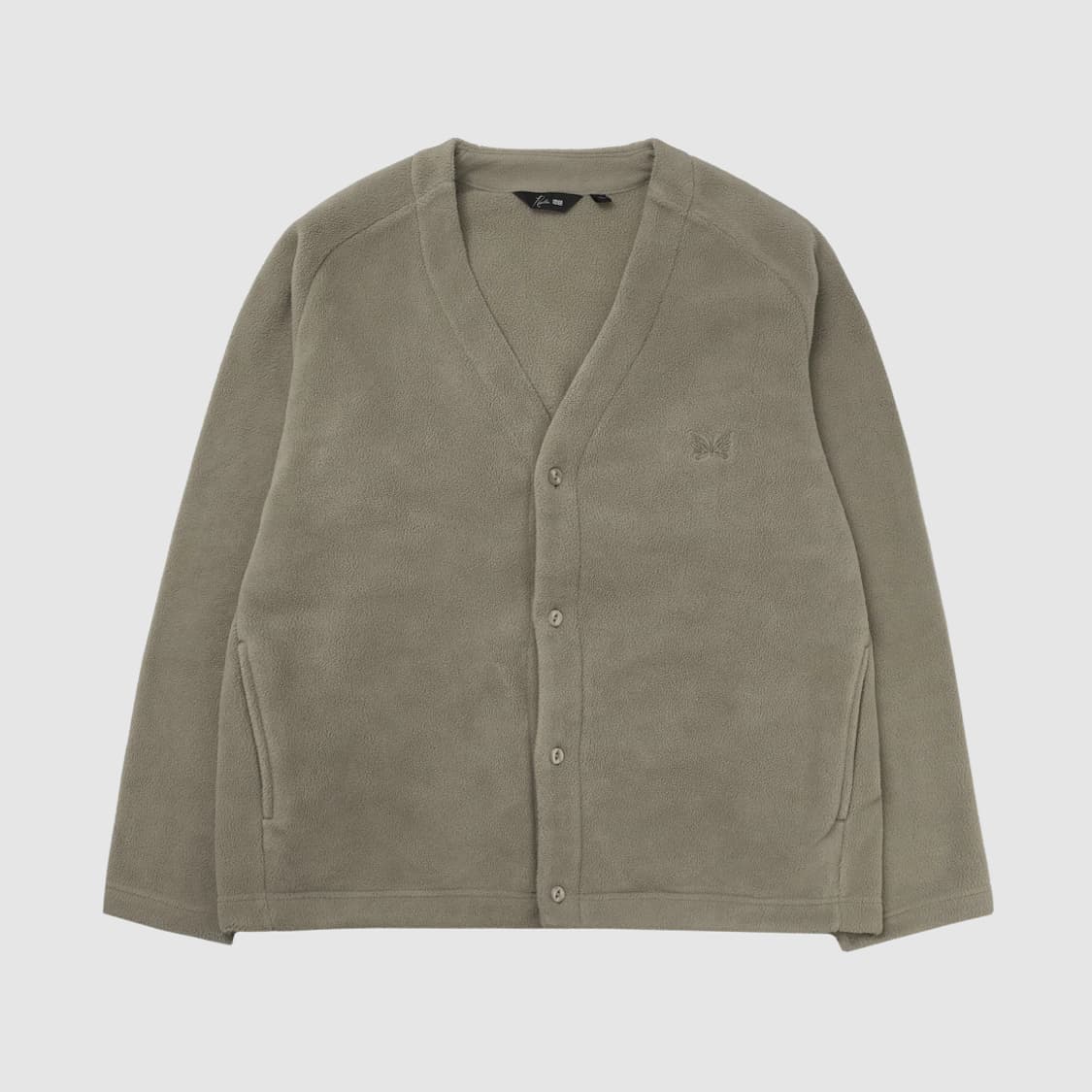 L 미개봉 새제품) 유니클로 X 니들스 후리스 플리스 가디건 베이지 상품이미지1