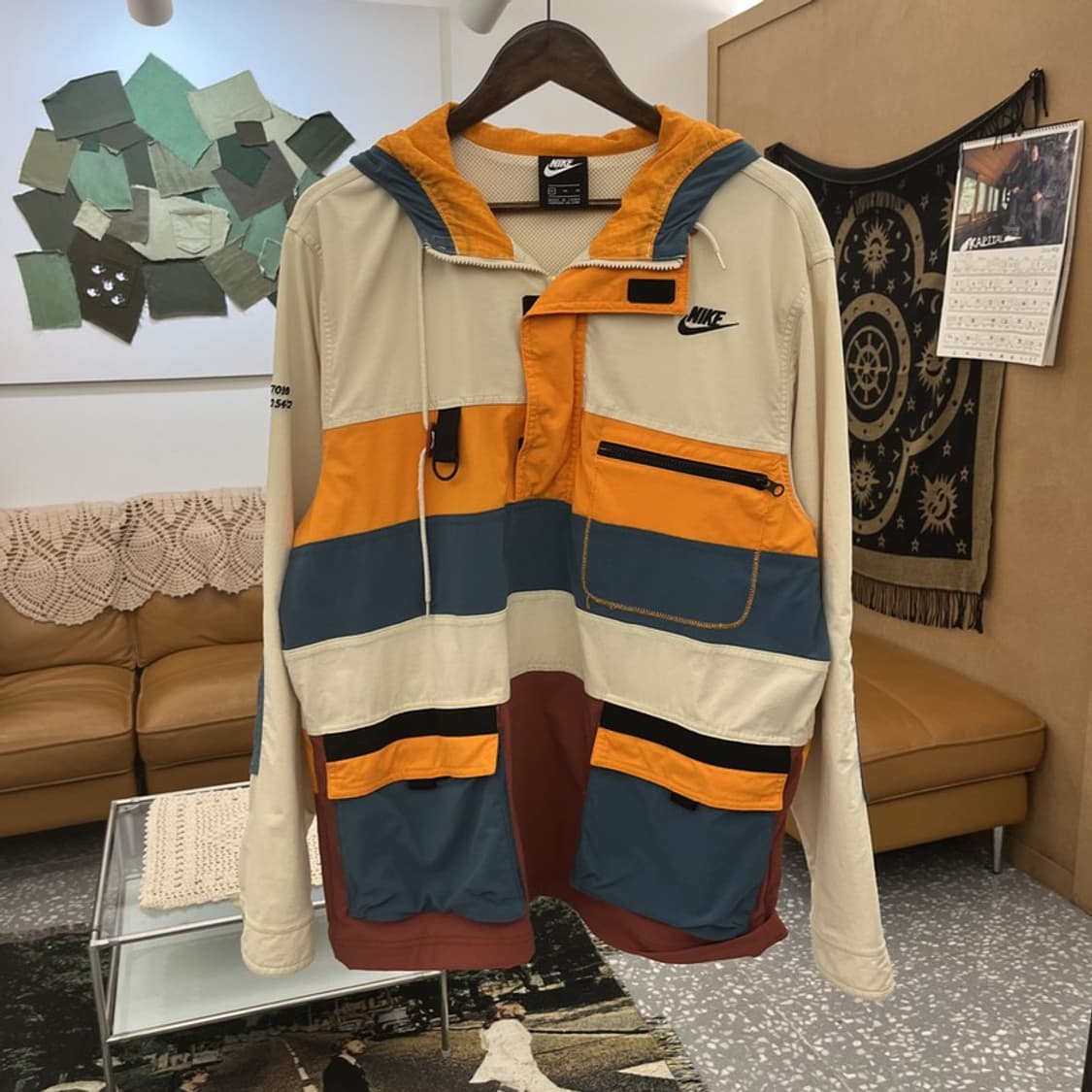 나이키 올드스쿨 레트로 트러커 바람막이 아노락 XL C11957 상품이미지3