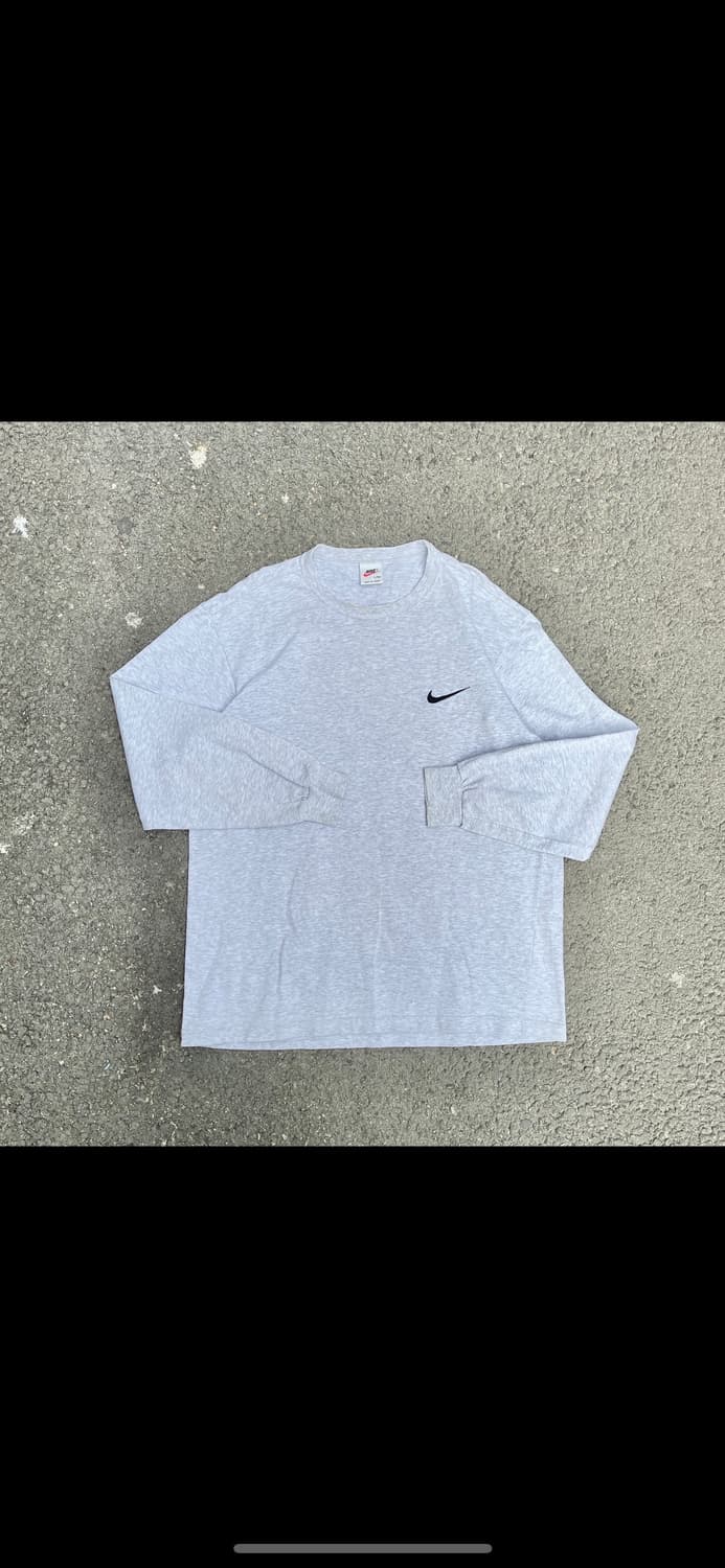 90s 나이키 made in korea  올드스쿨 긴팔티 롱슬리브 L 상품이미지9