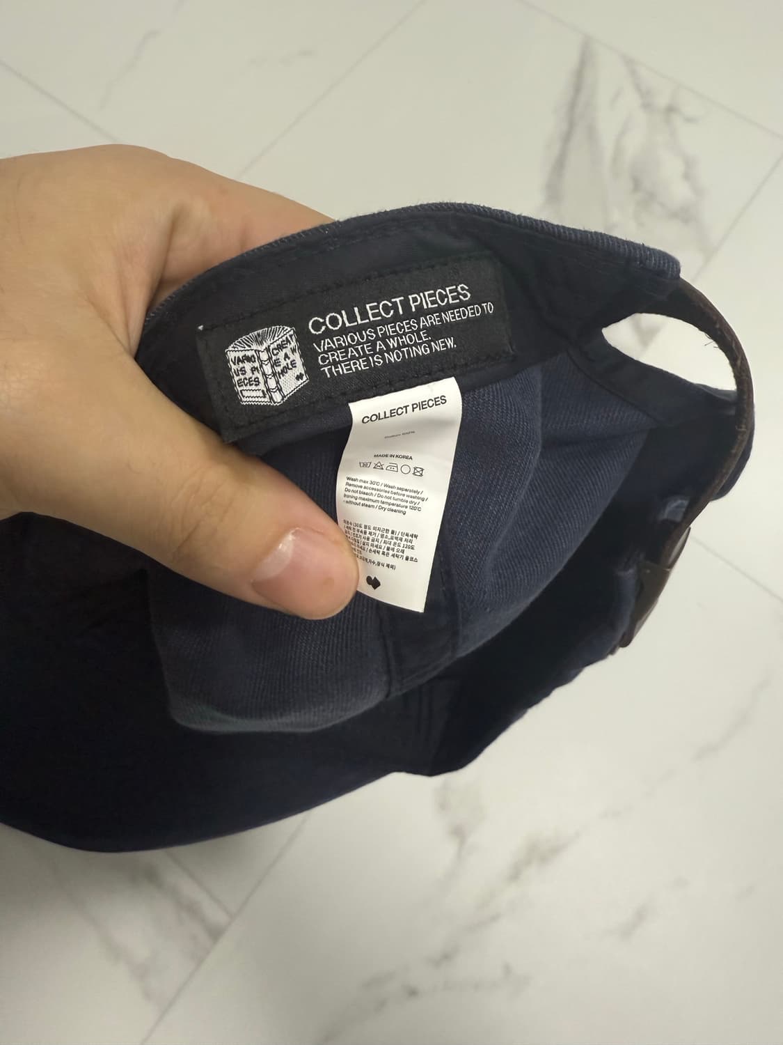 컬렉트피시스 CP 5패널 캡 네이비 상품이미지3