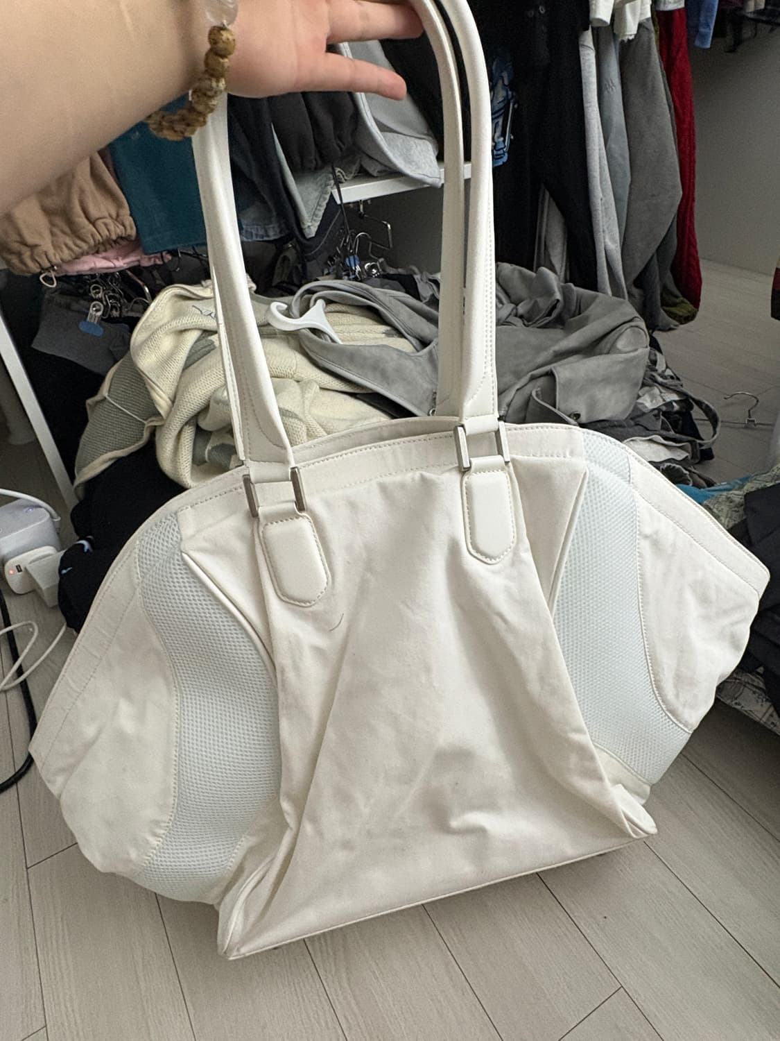 sculptor Big Big Bag White 숄더백 상품이미지3