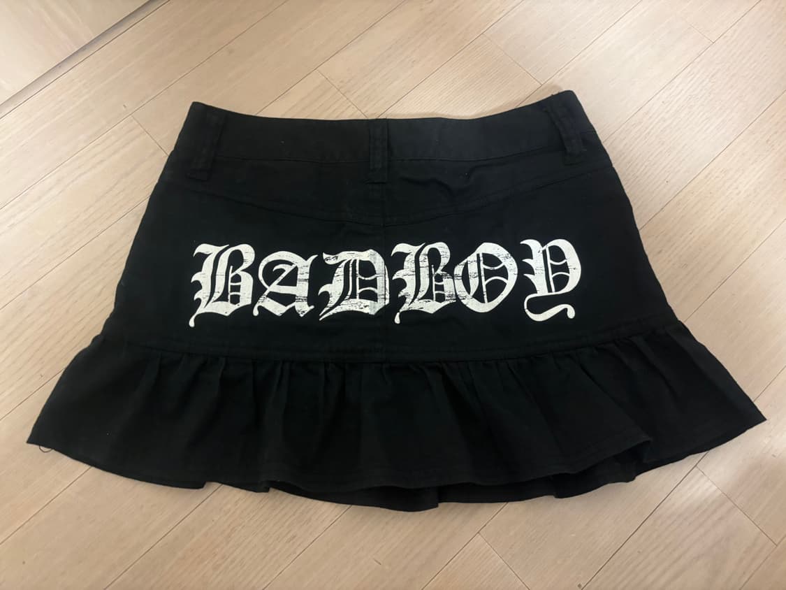 와걸 레터링 스커트 상품이미지1