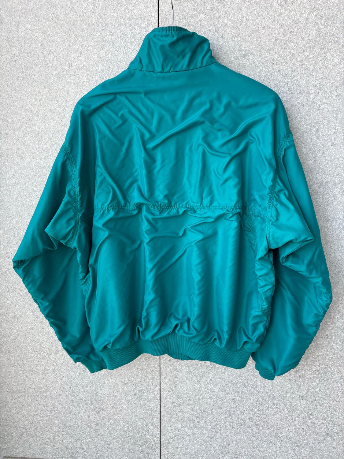 80's 빈티지 파타고니아 쉘드 봄버 신칠라 자켓 틸그린/블루 L 상품이미지2