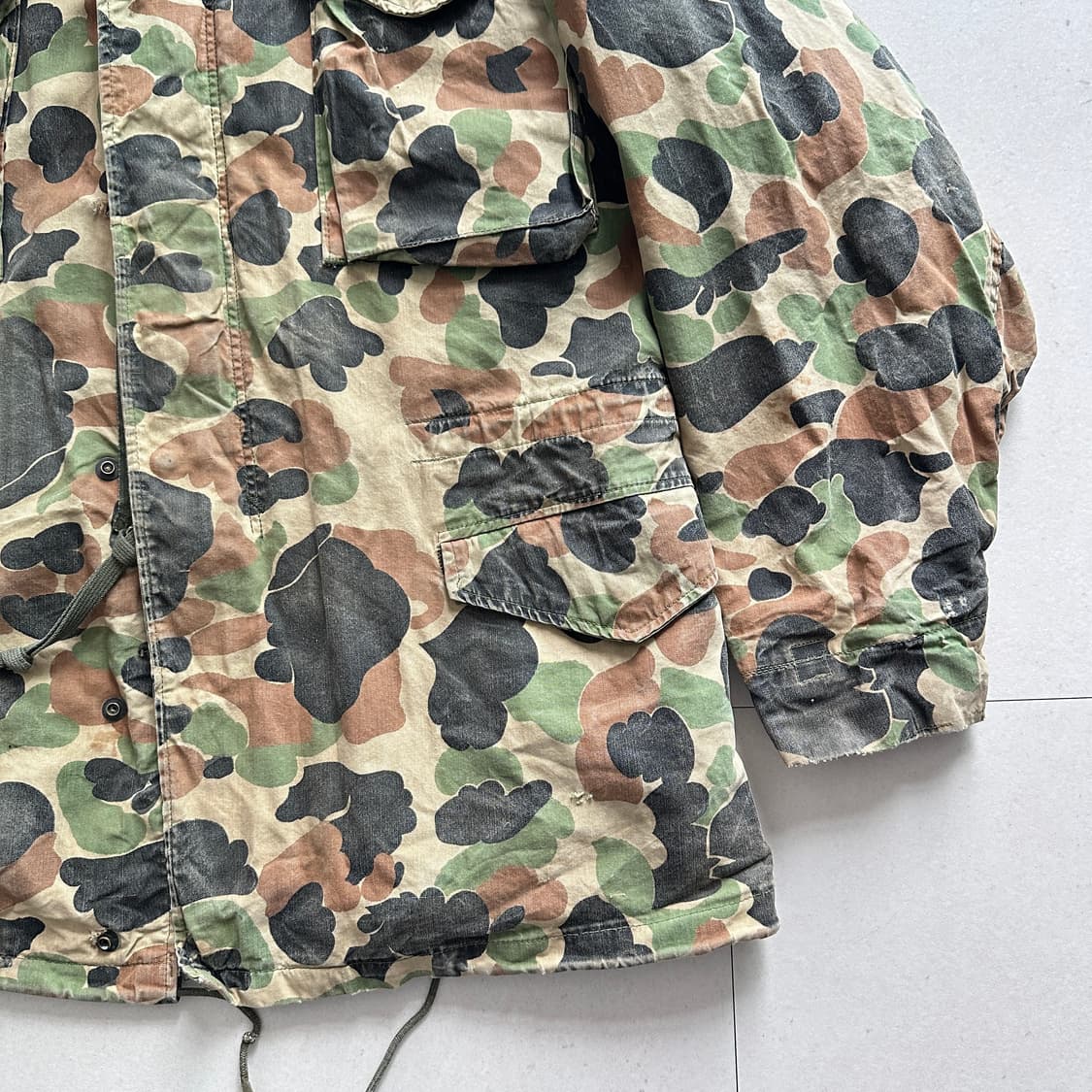 70s SO-SEW 제작 덕카모 프로그스킨 패턴 M65 필드자켓 상품이미지3