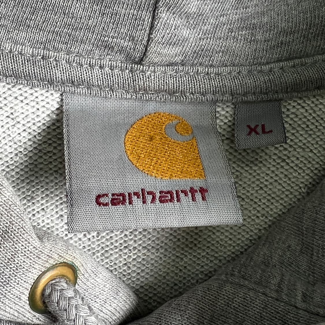 칼하트 그레이 래글런 후드티 XL 상품이미지3
