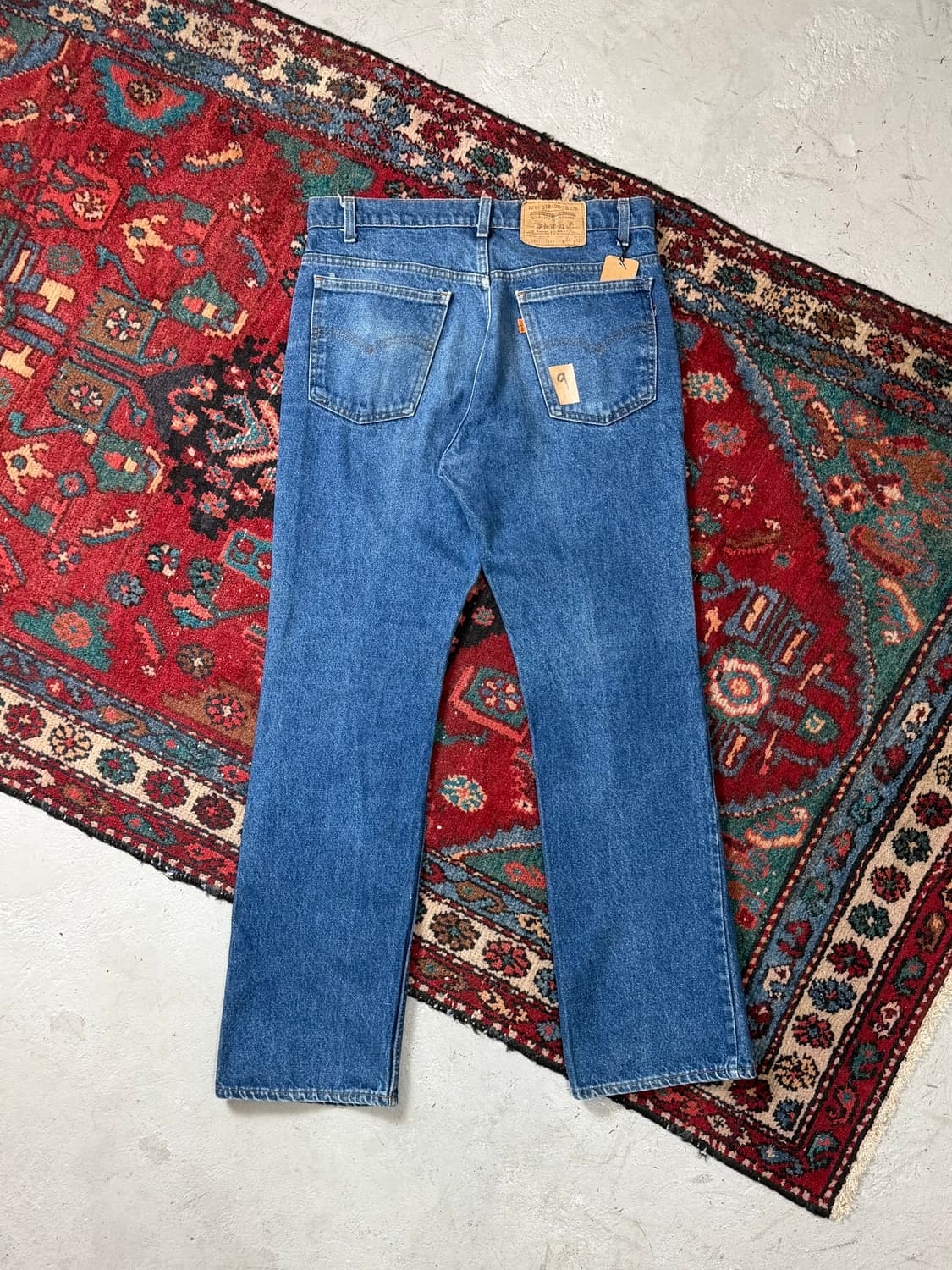 80's USA Made 빈티지 리바이스 517 오렌지탭 체인스티치 상품이미지4