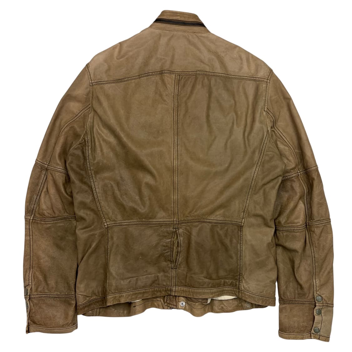 디젤 유틸리티 포켓 카우 레더 자켓 L 상품이미지4