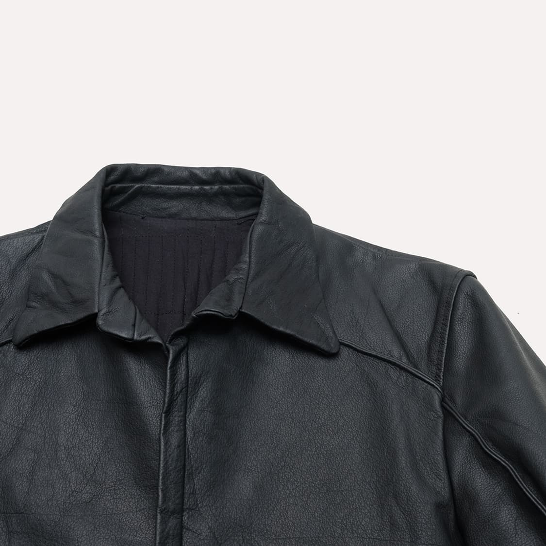calf leather shirt jacket 상품이미지3