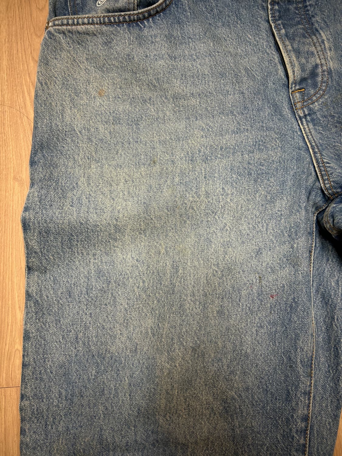 [32] 스투시 빅올진 워시드 블루 big ol jean 상품이미지3