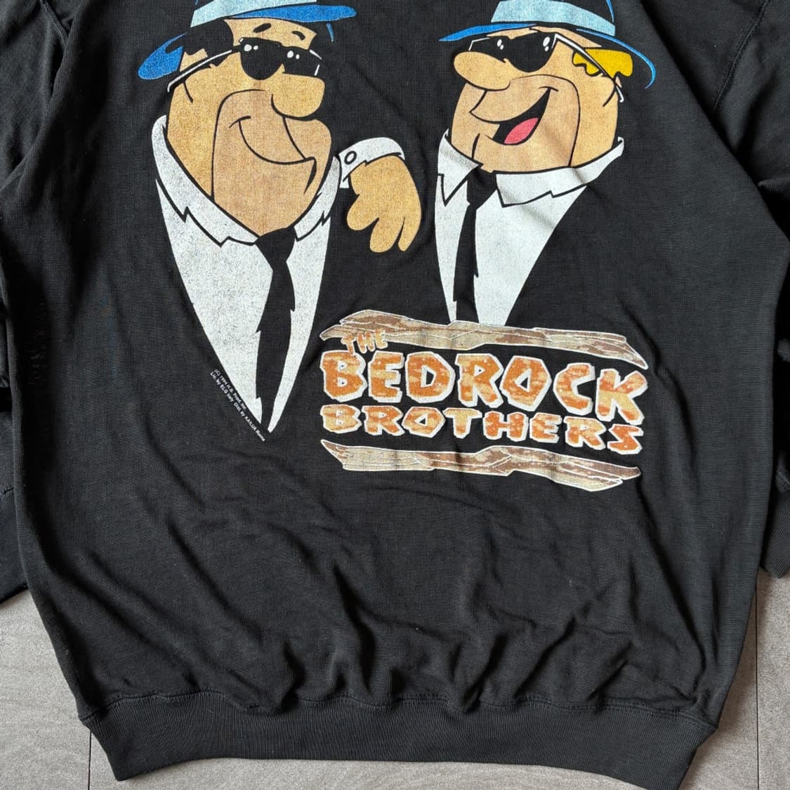 94년 생산 빈티지 베드락 브라더스 롱슬리브  상품이미지5