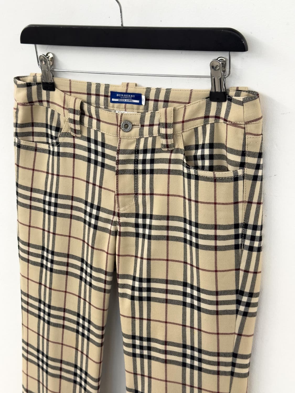 버버리 로우라이즈 플레어 팬츠 상품이미지2