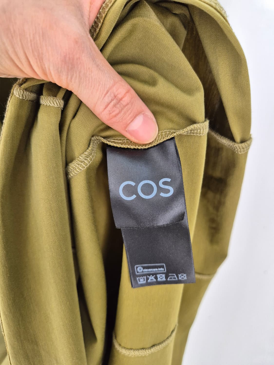 COS 올리브 그린색 민소매 맥시 드레스 L 상품이미지9