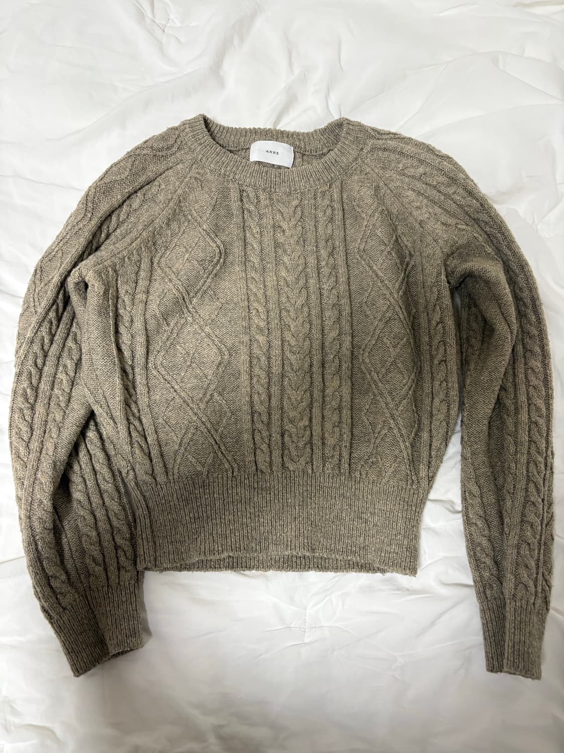 Anne 베이지 니트 상품이미지1