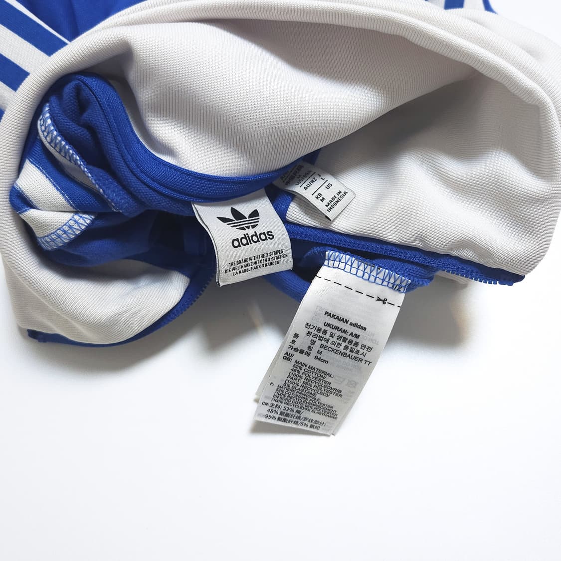 아디다스 OG 베켄바우어 트랙탑 져지 자켓 블루 상품이미지5