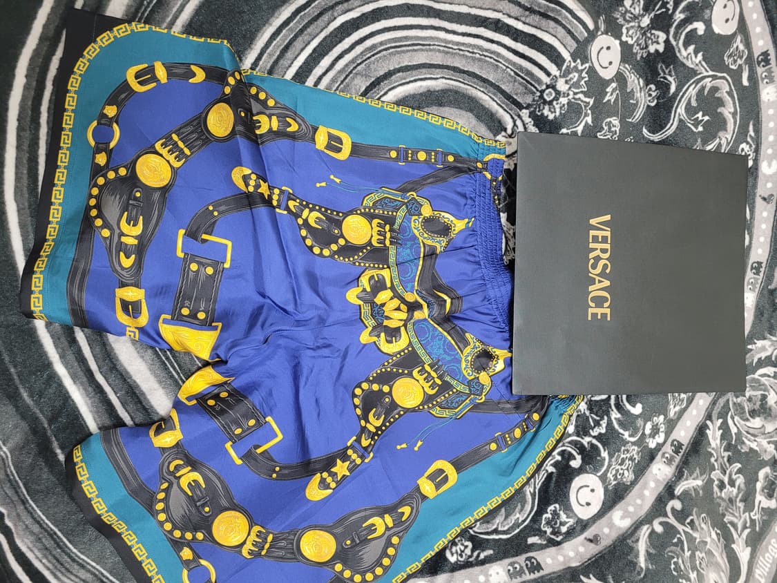 베르사체 실크 반바지 상품이미지3