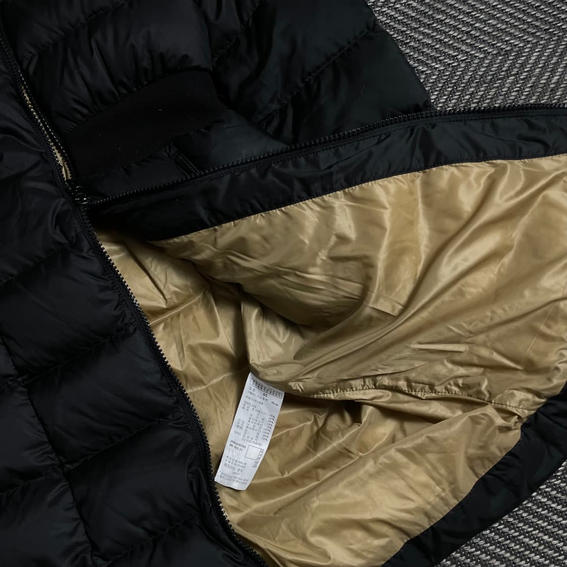 Hazzys 우먼스 더블지퍼 다운 밴딩 디테일 롱 패딩 점퍼y 4808 상품이미지7