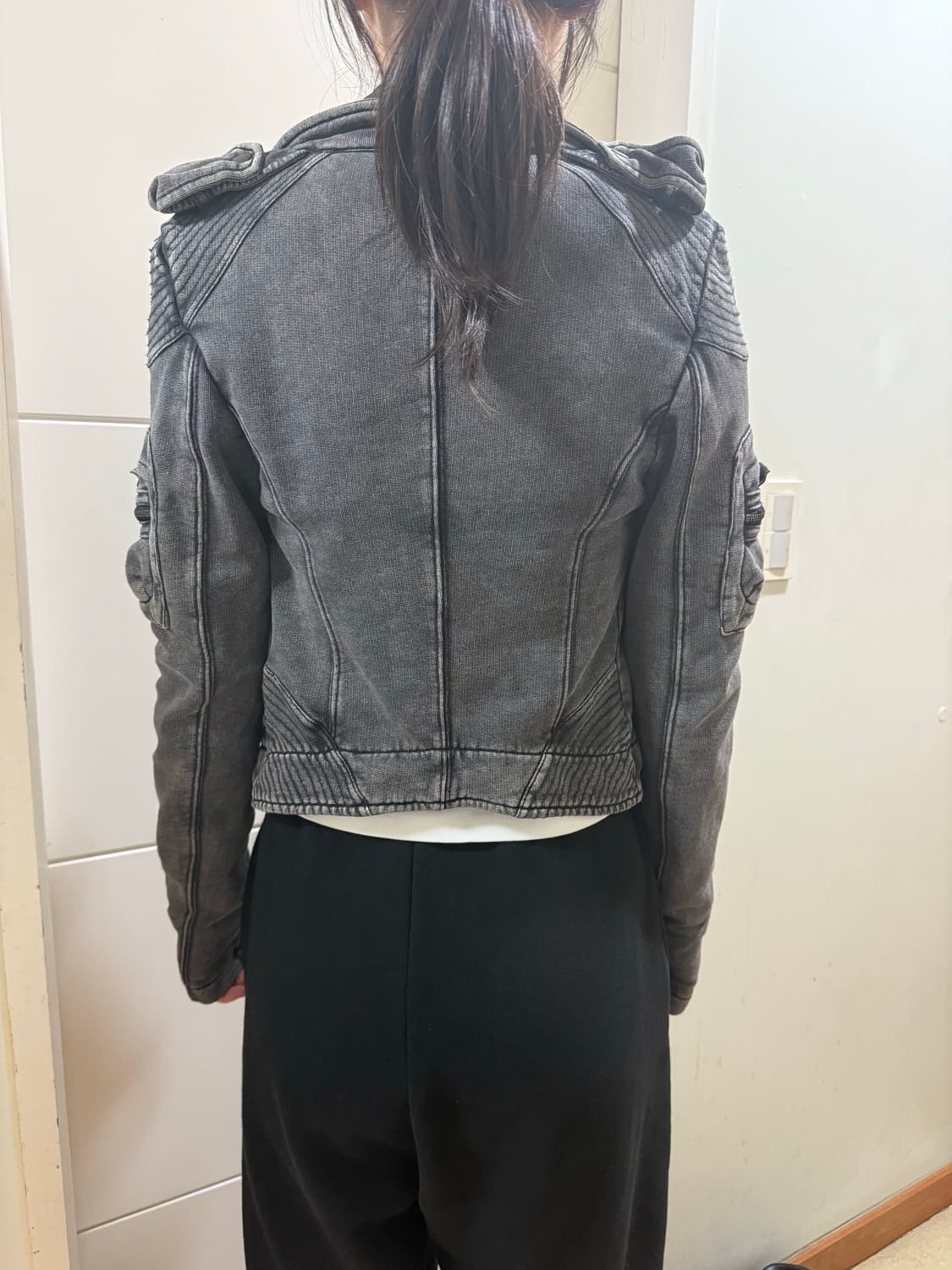 디젤 사선 디테일 자켓 상품이미지4