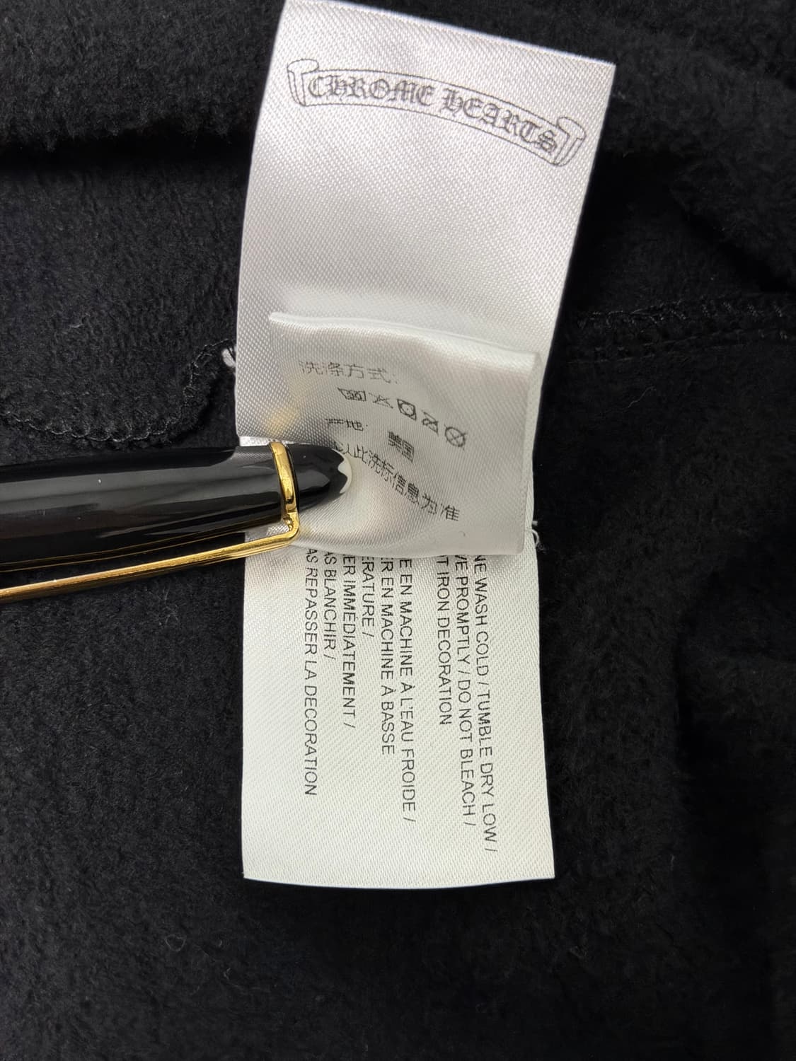 신형 크롬하츠 홀스슈 플로랄 헤비웨이트 후드집업 L 상품이미지7