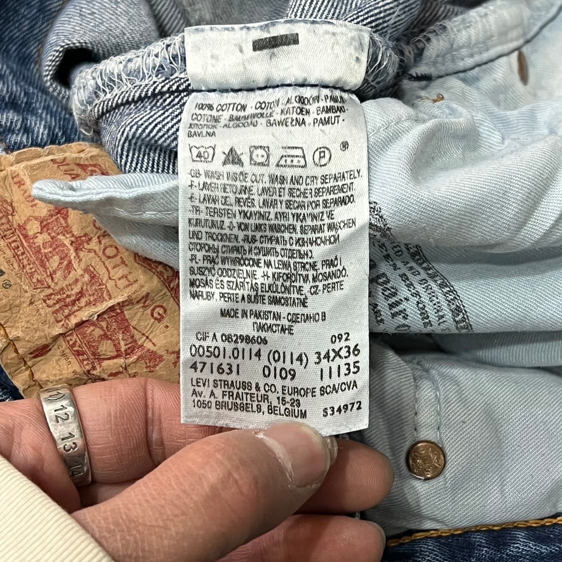  리바이스 501 데님 팬츠 y15221 상품이미지8