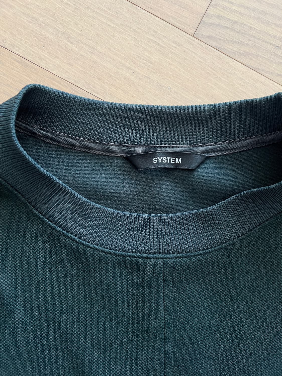 시스템옴므 배색 집업 오버핏 맨투맨 (105) 상품이미지5