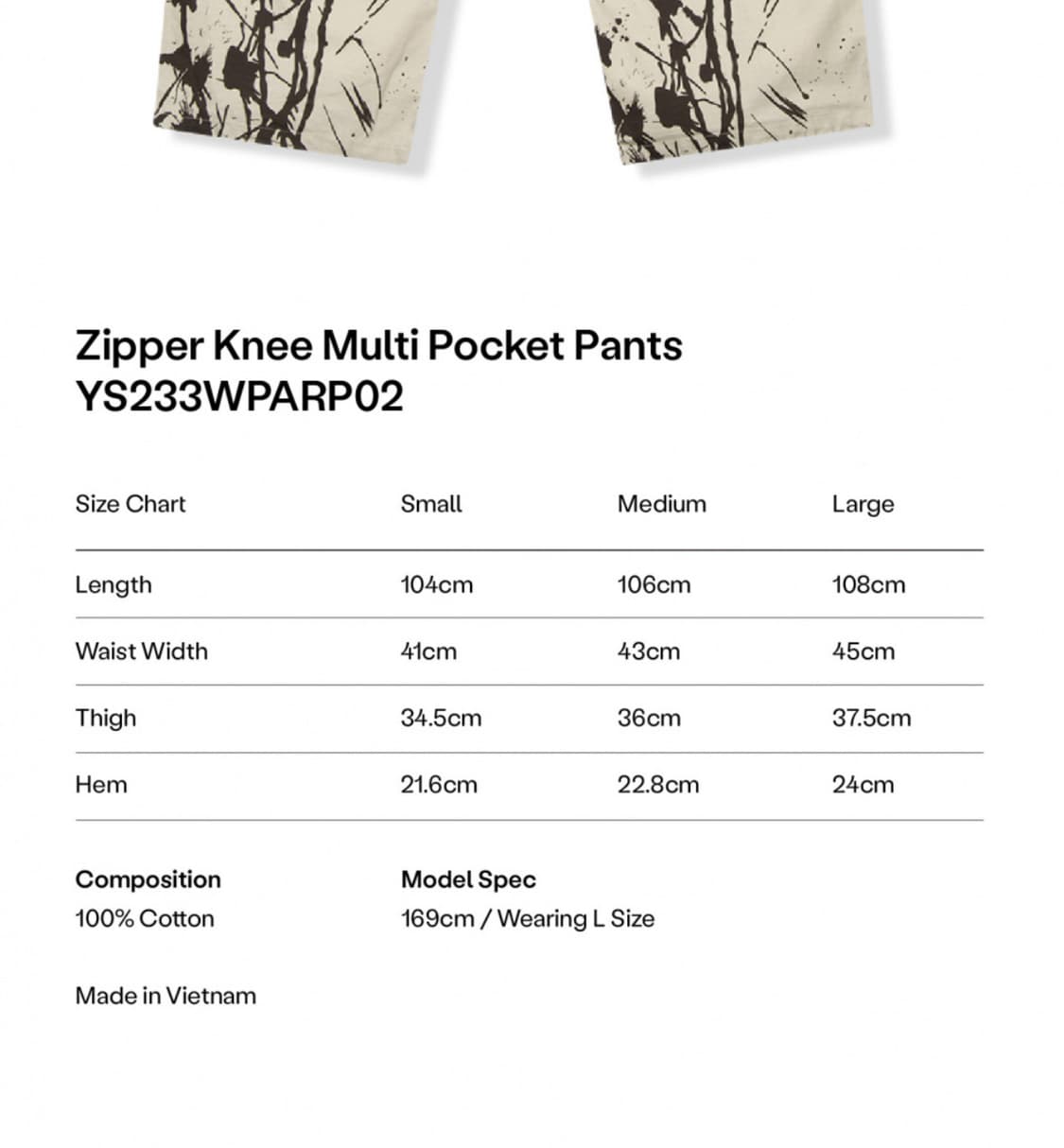 YESEYESEE 멀티 포켓 팬츠  상품이미지10