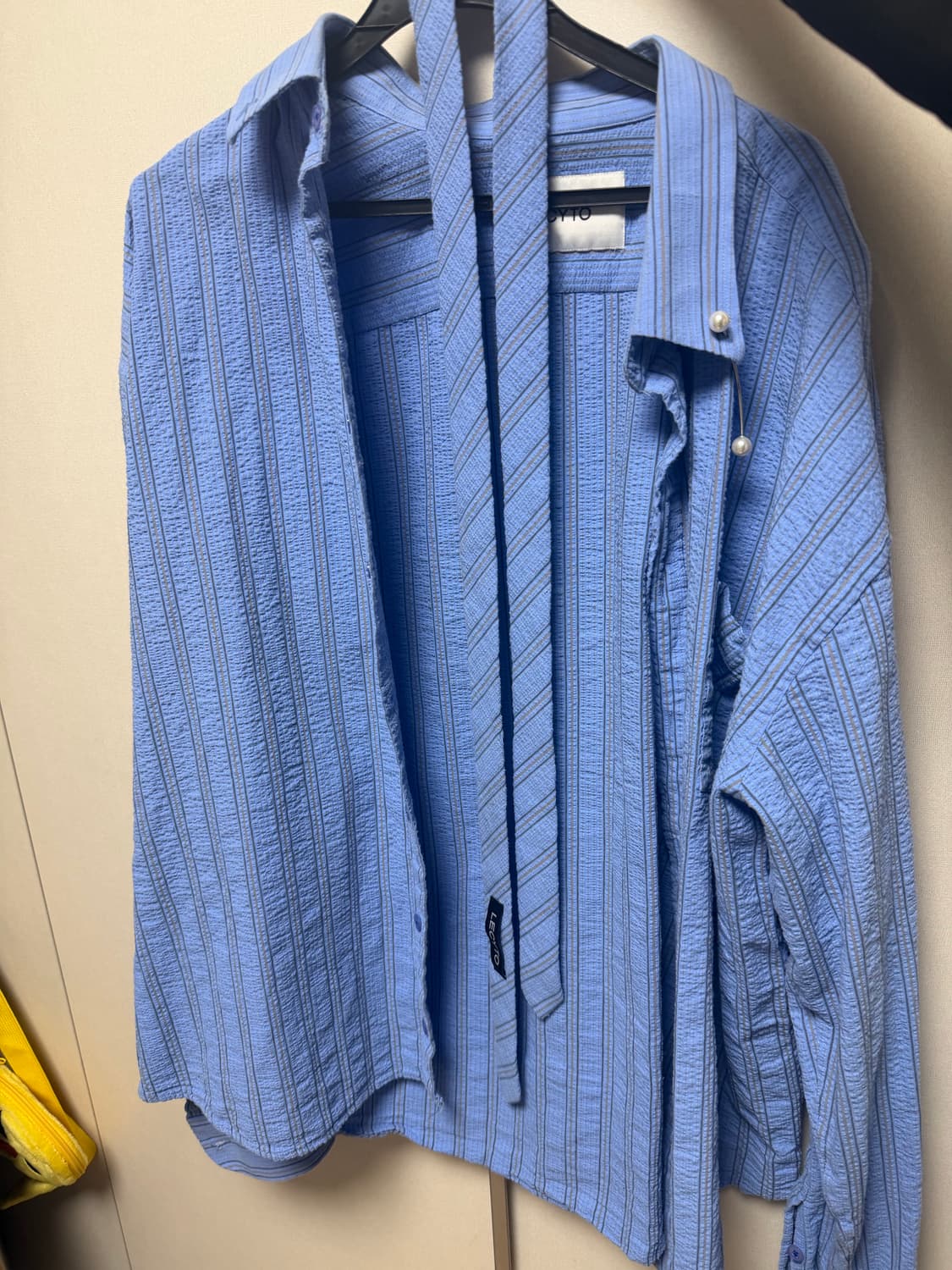 레시토 overfit stripe Tie shirt 상품이미지1