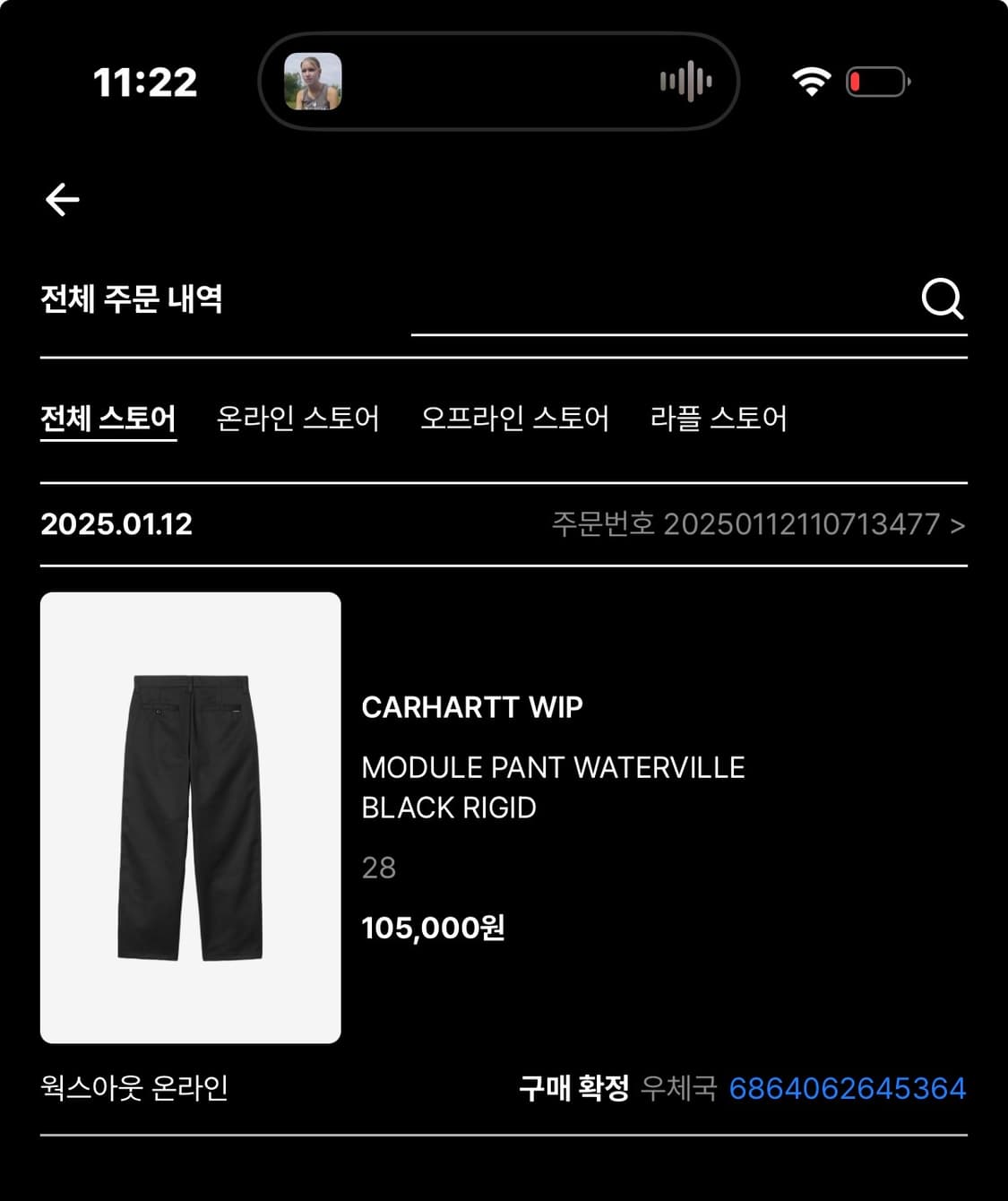 칼하트 모듈팬츠 상품이미지4