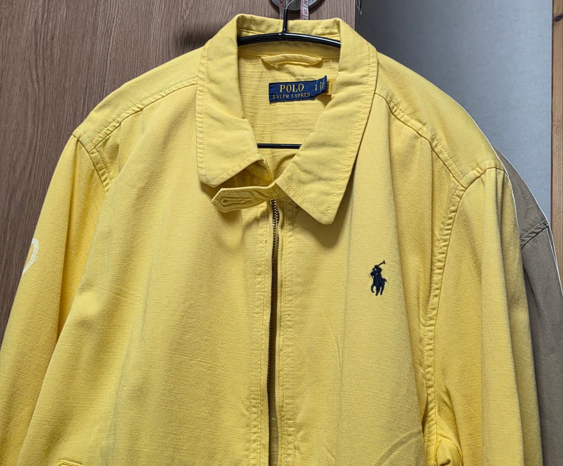 폴로 랄프로렌 옐로우 블루종 XL 실사 100L 베이포트 바라쿠다 바이스 상품이미지8
