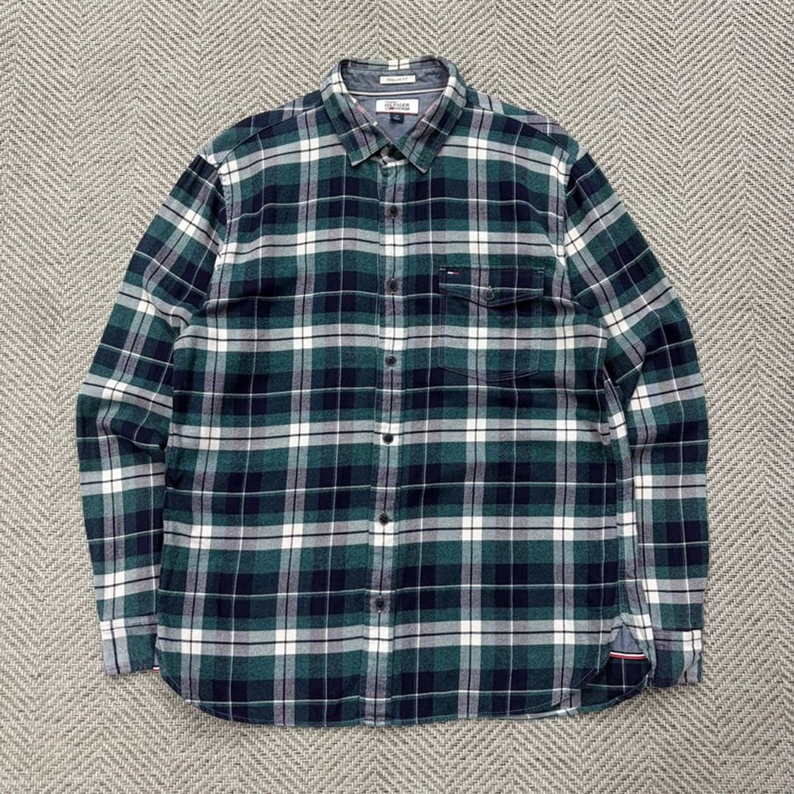 타미힐피거데님 체크 셔츠 v2688 상품이미지1