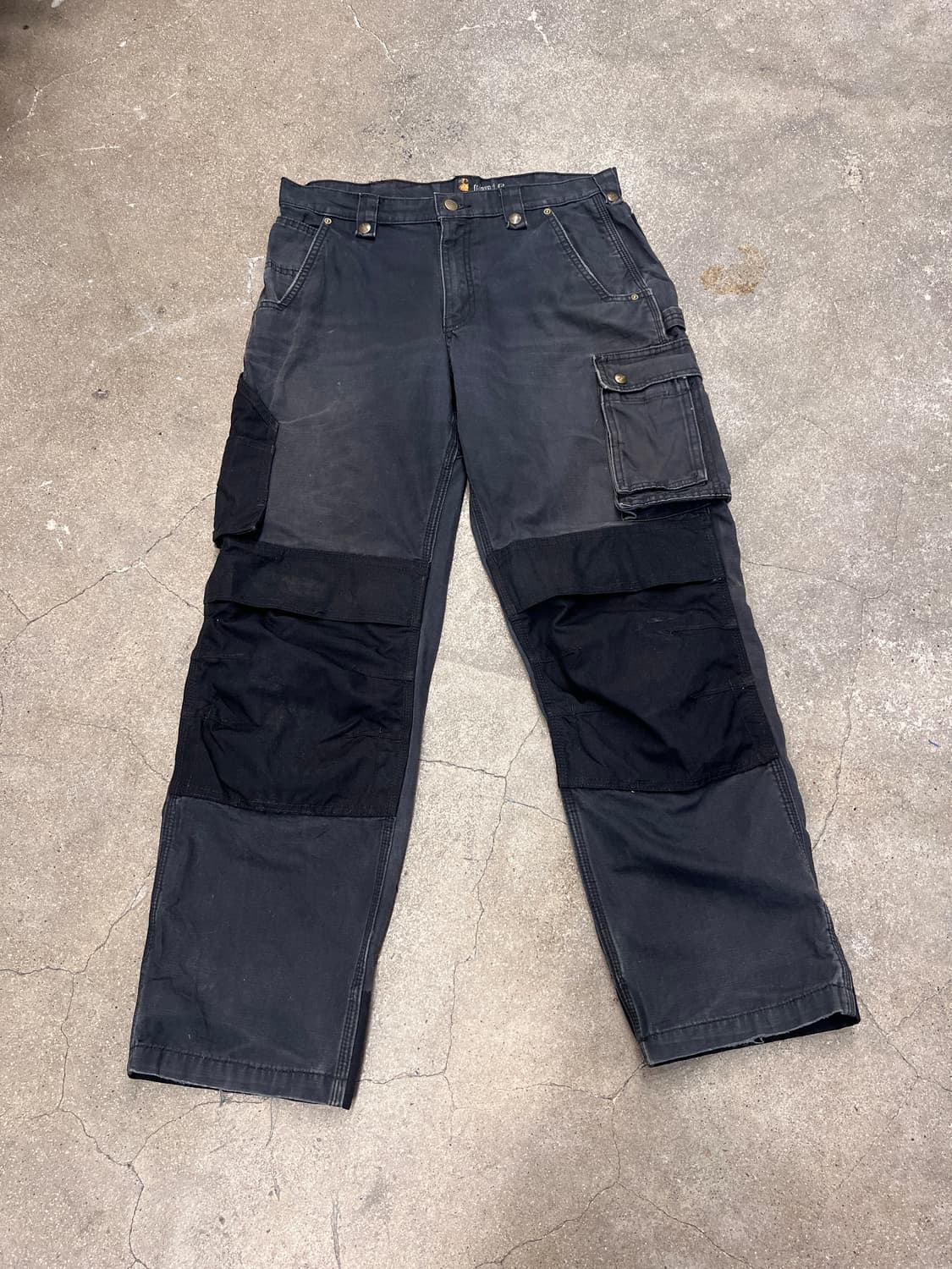 칼하트 더블니 택티컬 카고 팬츠 블랙  상품이미지1