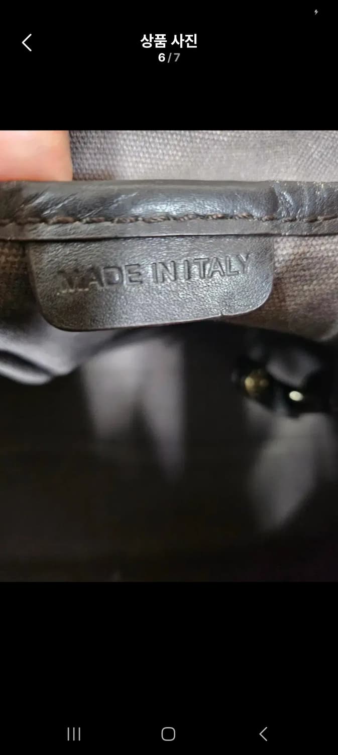 버버리 체크 숄더백. 상품이미지5