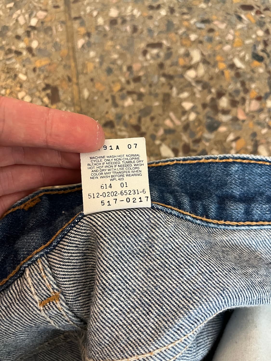 00s USA Levi's 517 블랭크탭 상품이미지3