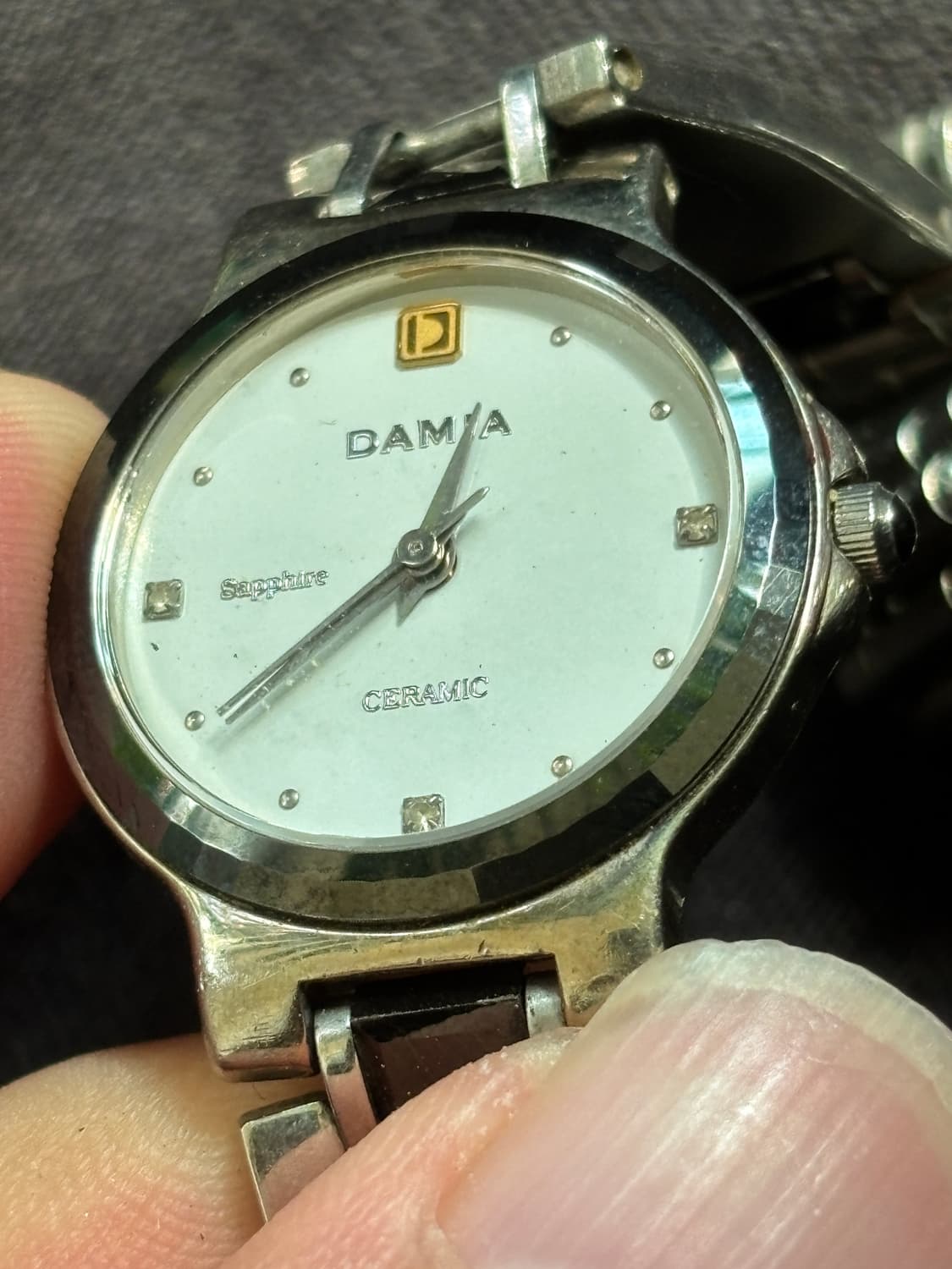 vintage damia metal watch 다미야 시계 상품이미지4