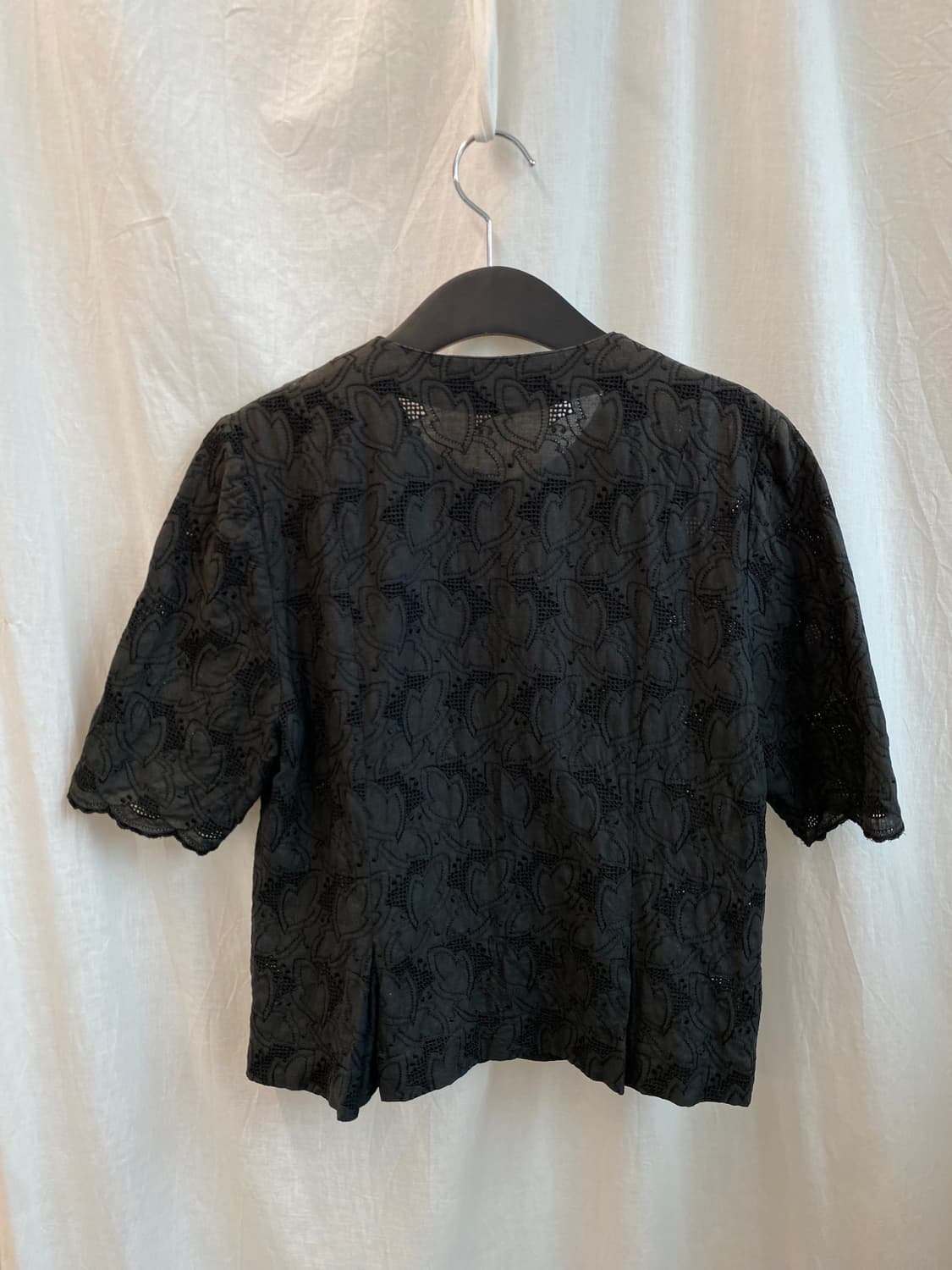 블랙 반팔 자켓(M) 상품이미지3