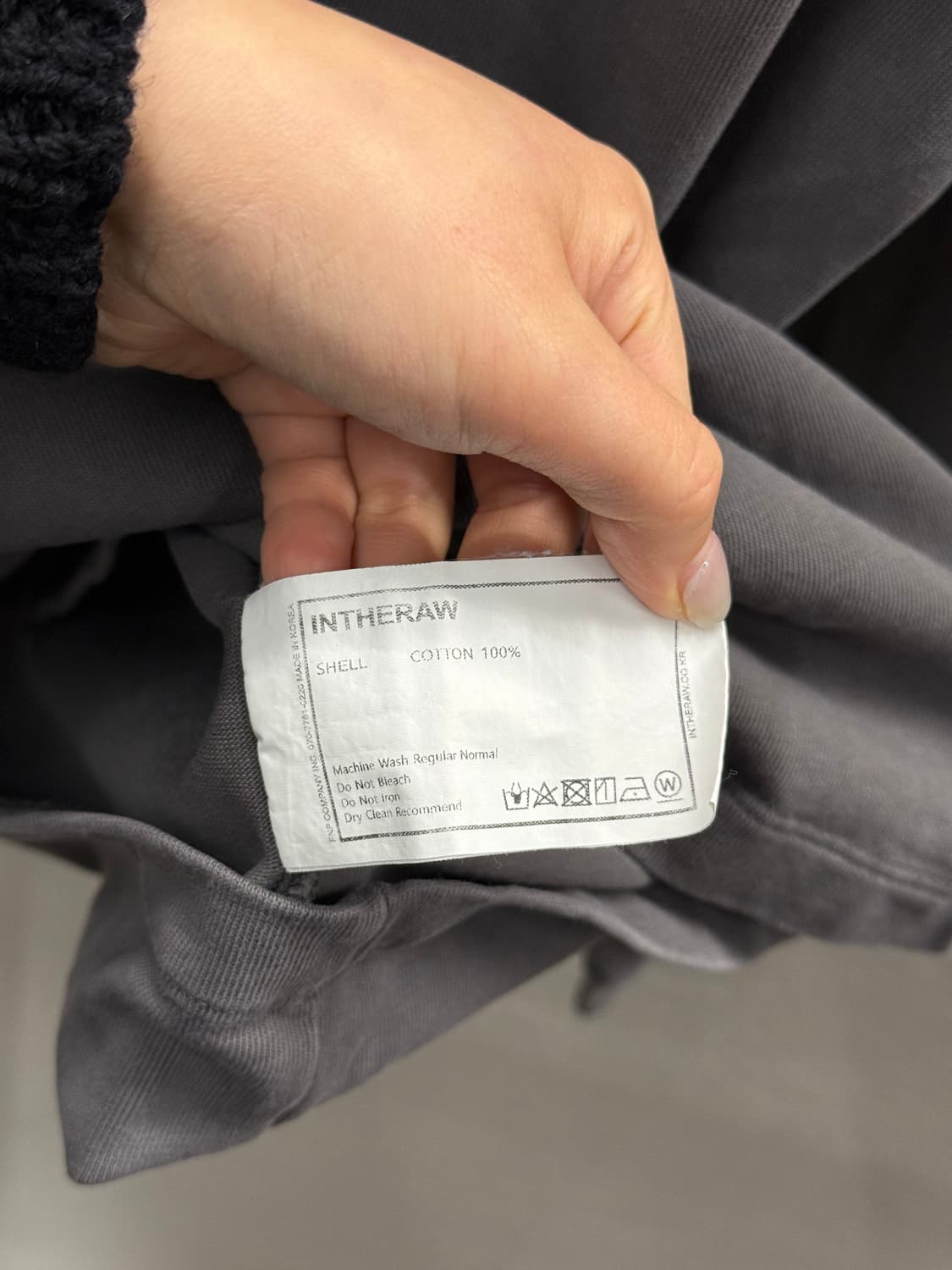INTHERAW 인더로우 롱슬리브 3 상품이미지5