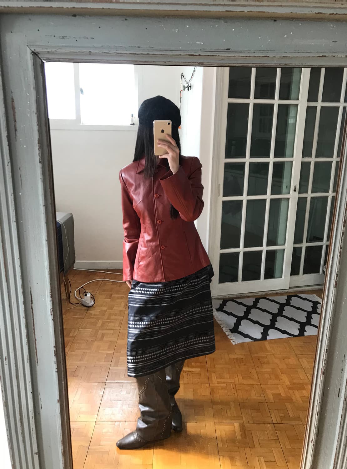 vintage leather jacket 상품이미지1