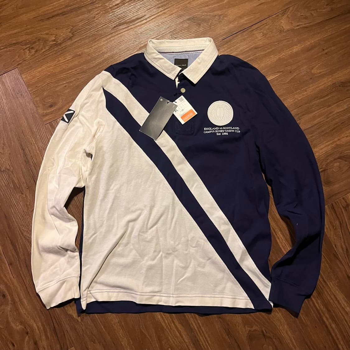 (새상품) 자라 맨 잉글랜드 vs 스코틀랜드 럭비 유니온 컵 1984 상품이미지2