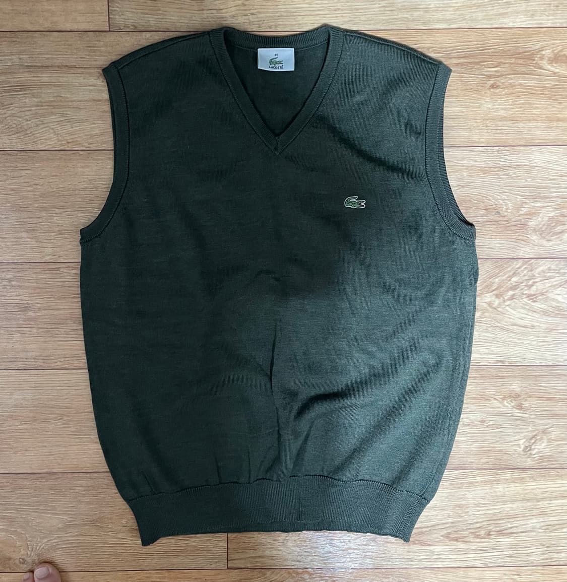 라코스테 카키 그린 조끼 상품이미지1