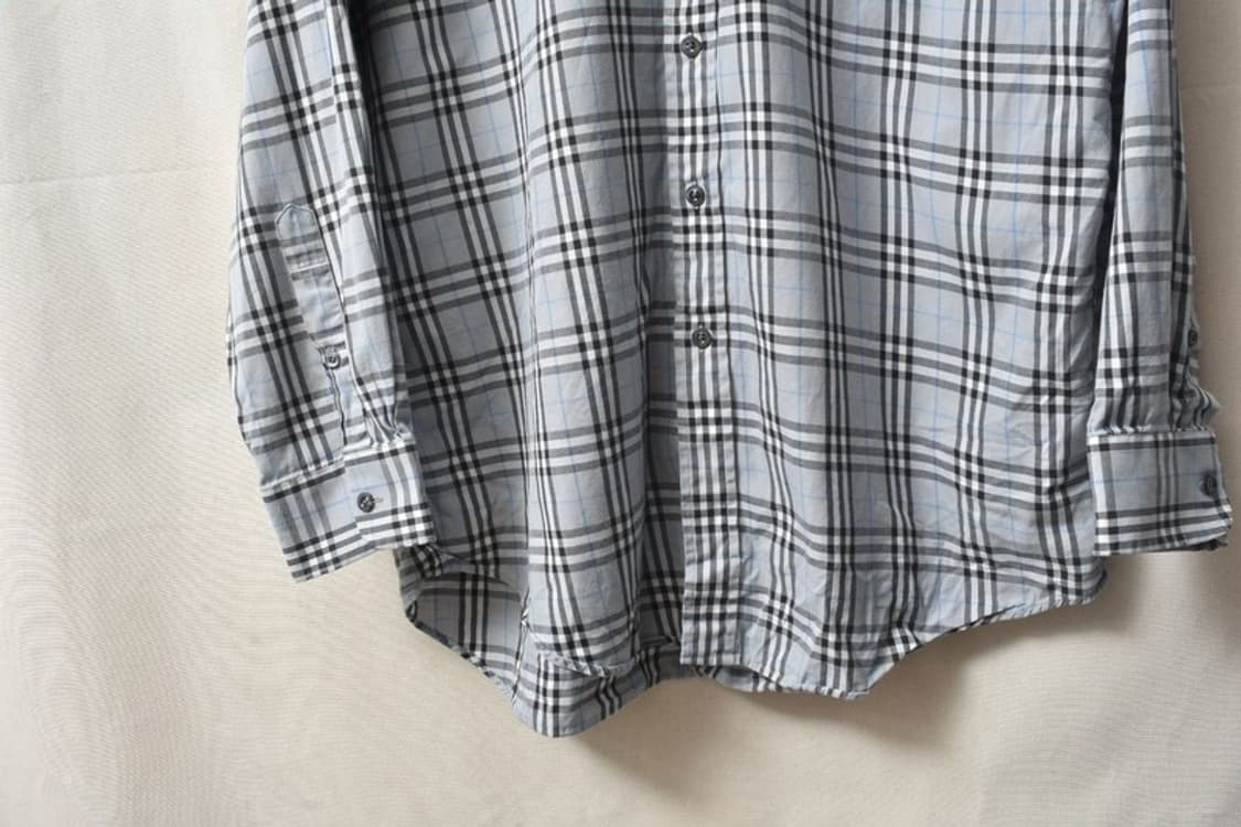 90S 버버리 노바체크 셔츠 L M0100 상품이미지7