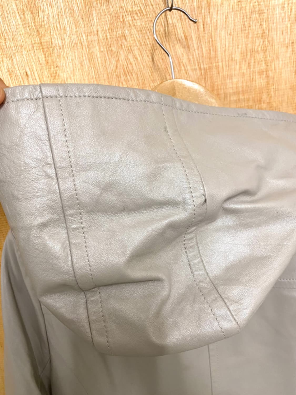 BALMAIN leather duffle coat 발망 레더 더플코트 상품이미지7