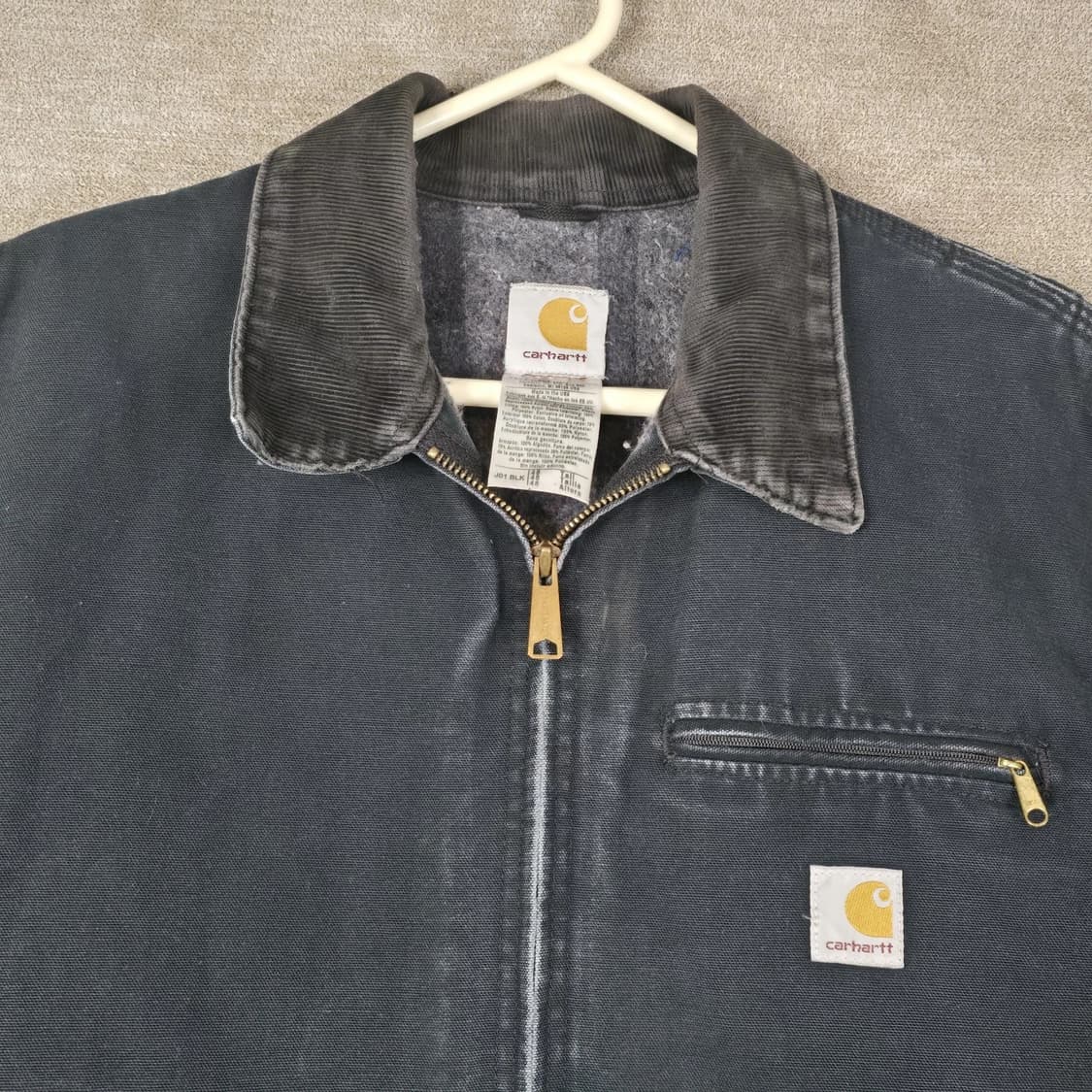 칼하트 J01 빈티지 디트로이트 자켓 블랙 상품이미지2