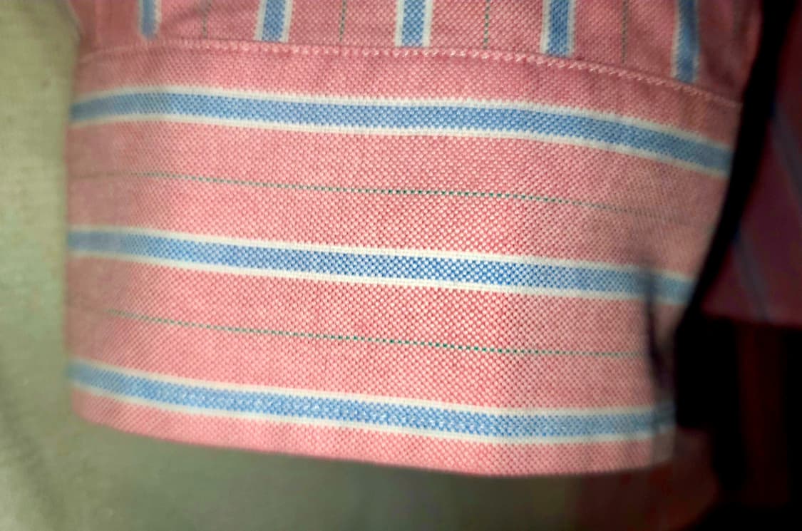 폴로 랄프로렌 핑크 스트라이프 PK셔츠(XL) 상품이미지5