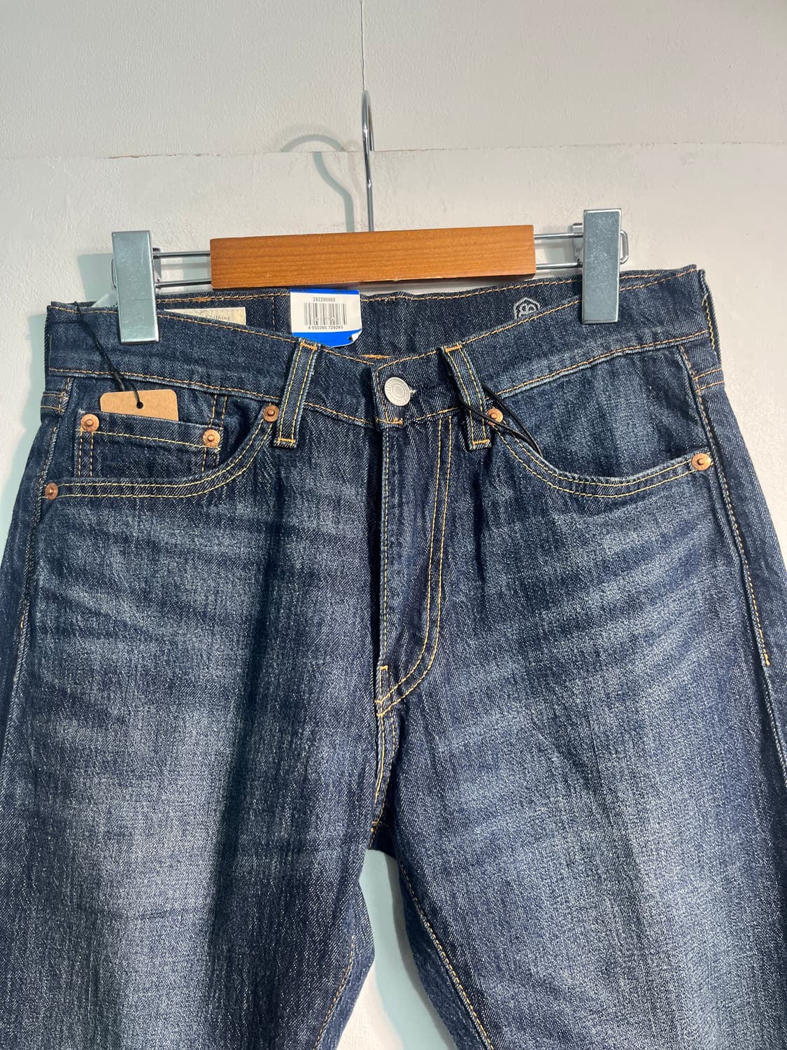 (새 상품) Levi’s 505 진청 8부 데님 28 상품이미지5