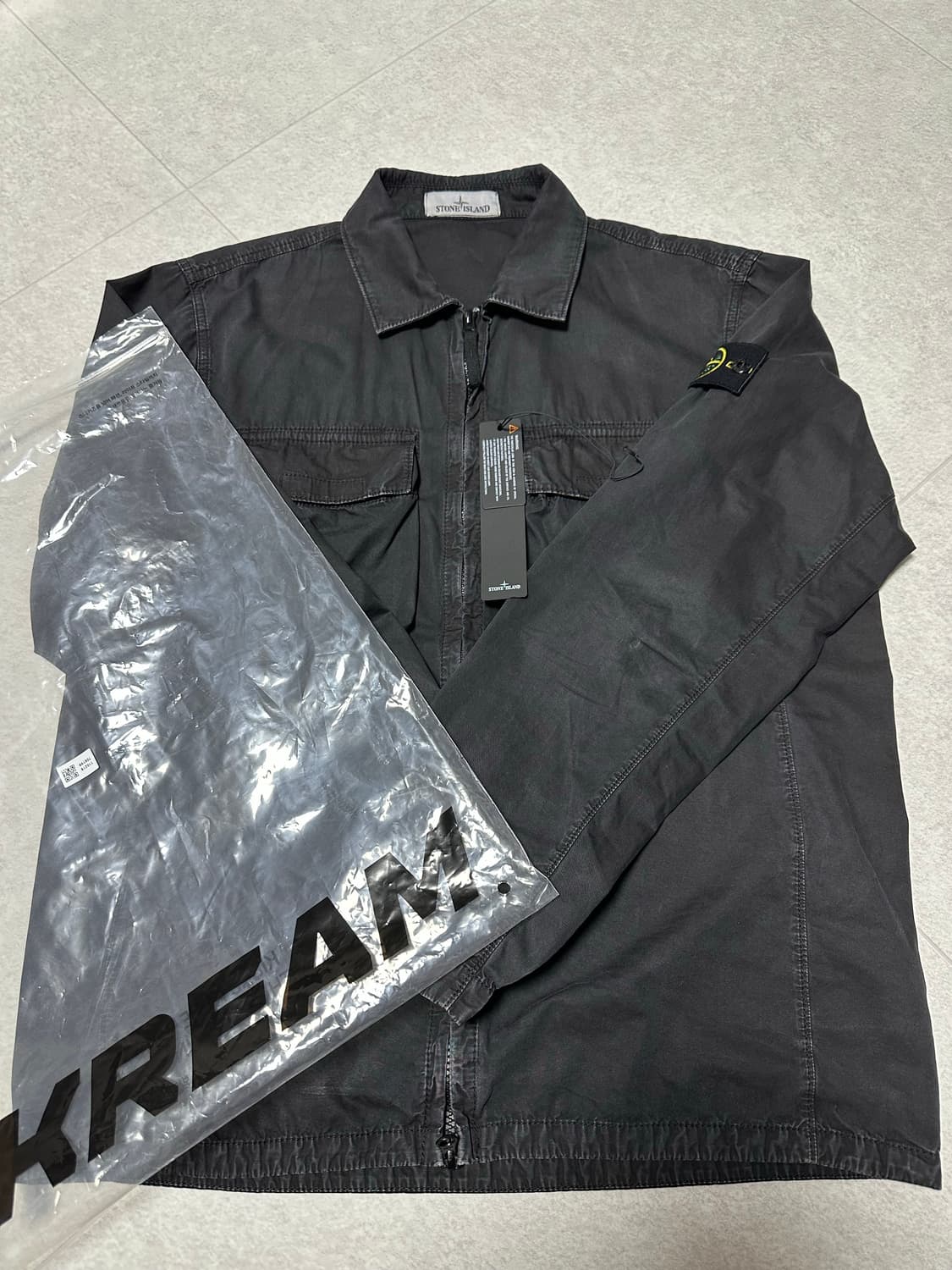 스톤아일랜드 올드 이펙트 오버셔츠 L 상품이미지1