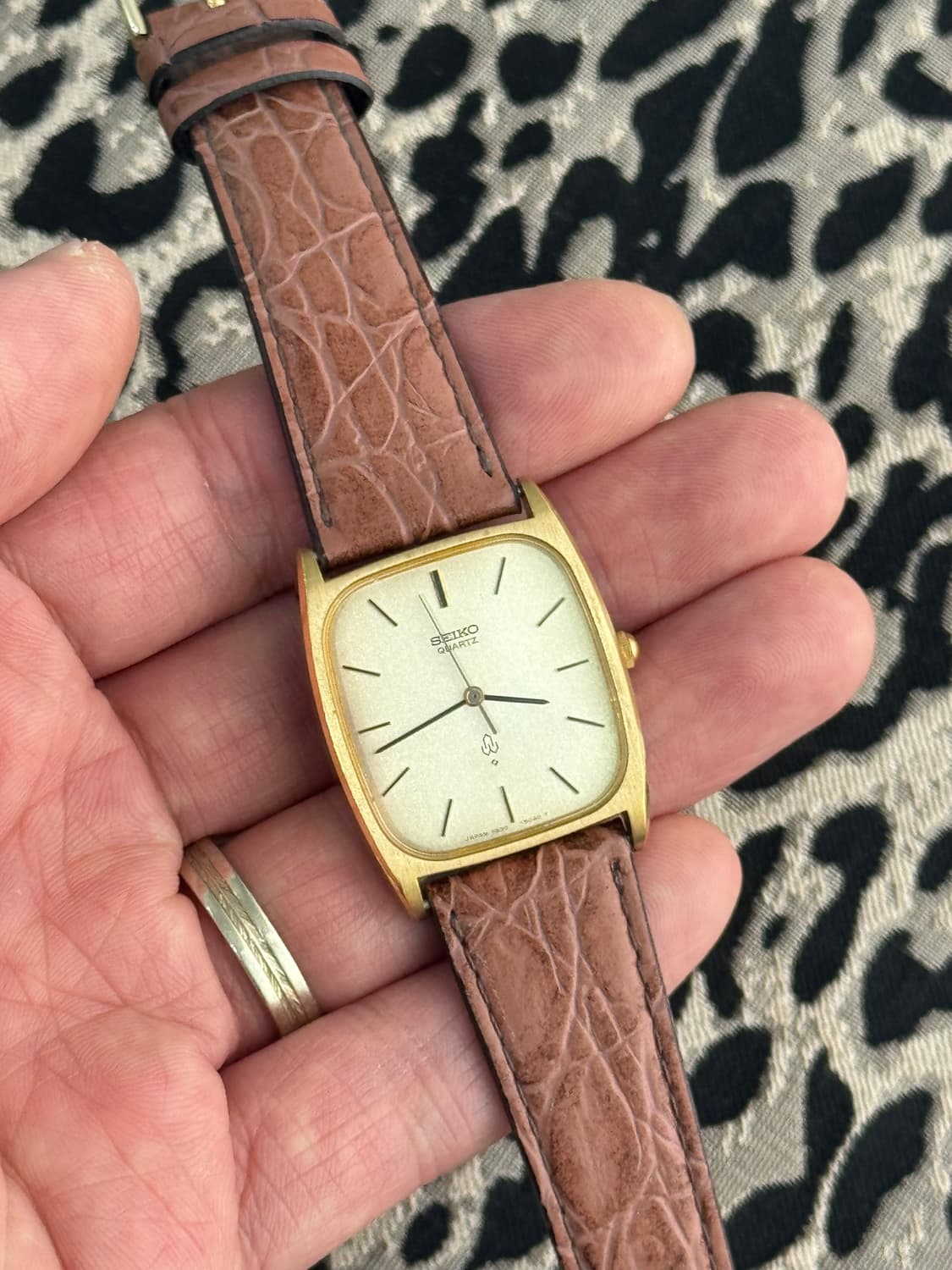 80s 빈티지 세이코 탱크 골드 상품이미지8