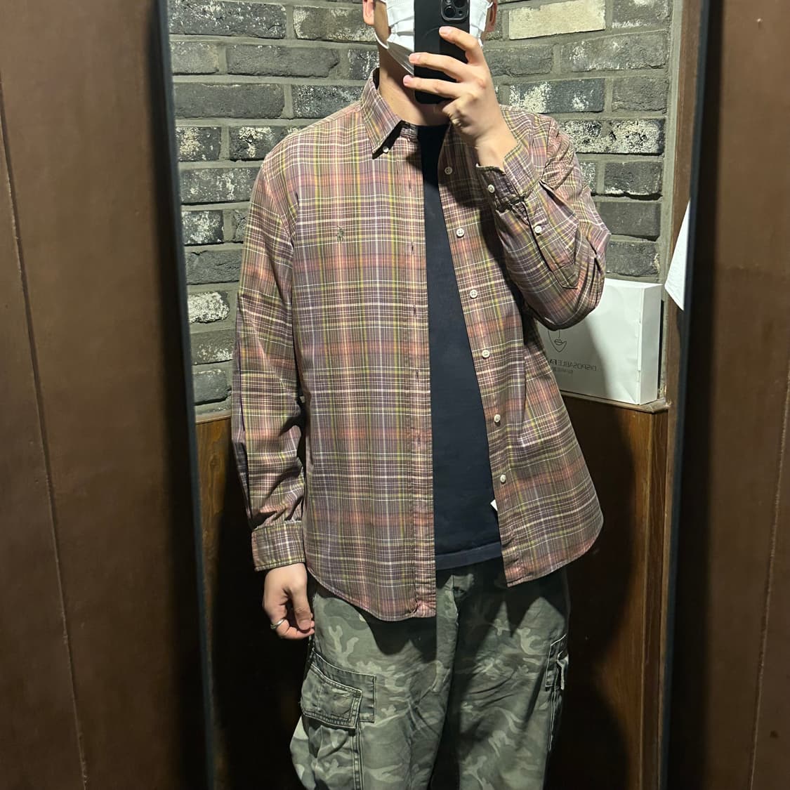 L) 폴로 랄프로렌 클래식 체크 셔츠 커스텀핏 상품이미지7