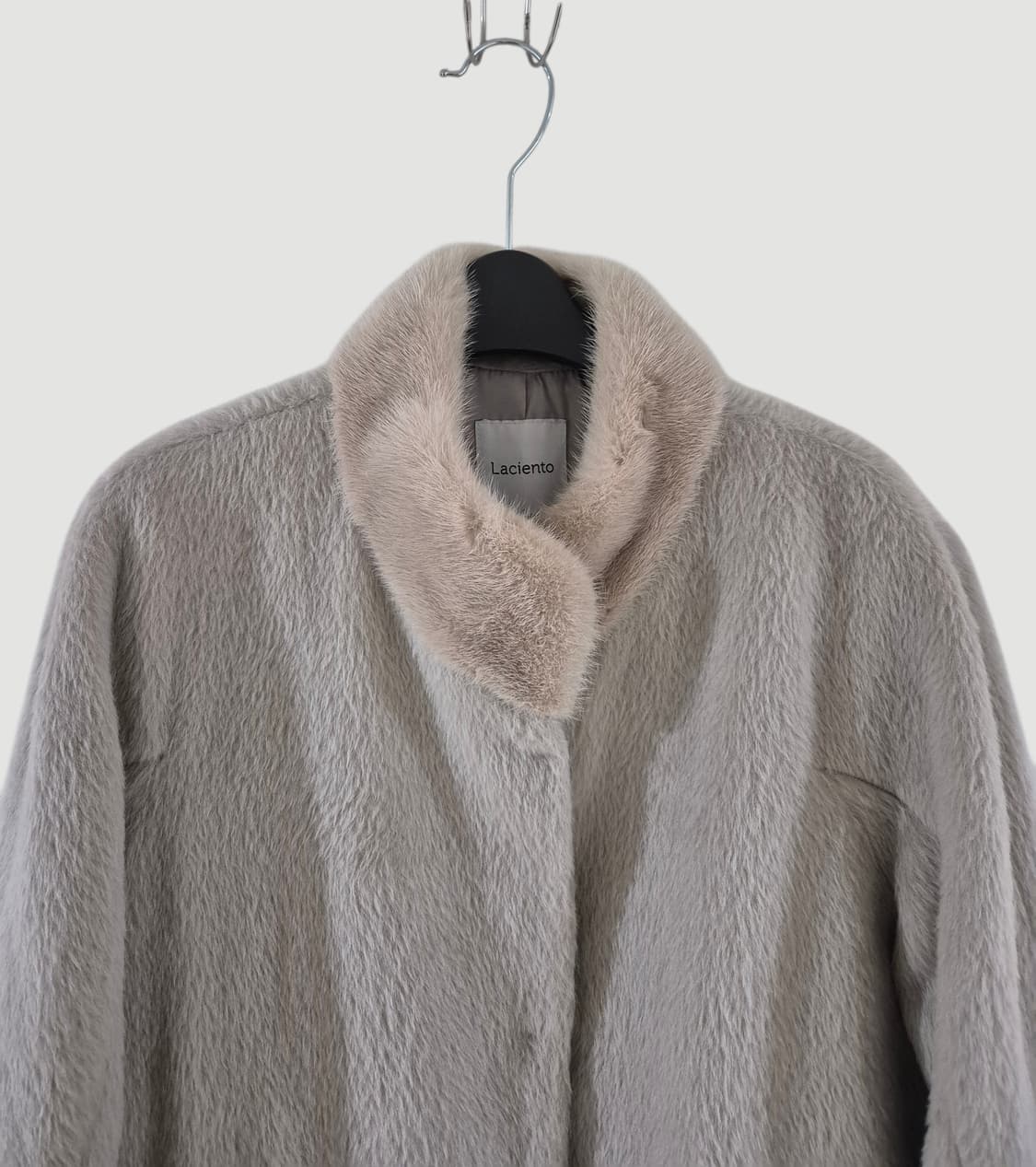 [55]라씨엔토 여자 밍크털 롱코트 상품이미지2