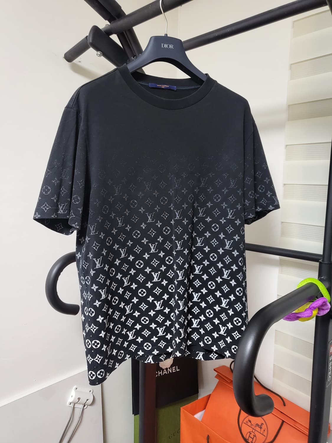 22SS 루이비통 모노그램 그라디언트 반팔 티셔츠 XL 상품이미지1
